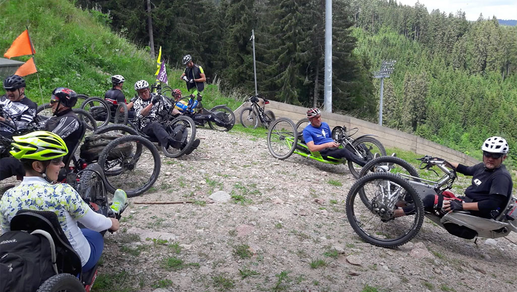 Off road handbiken: