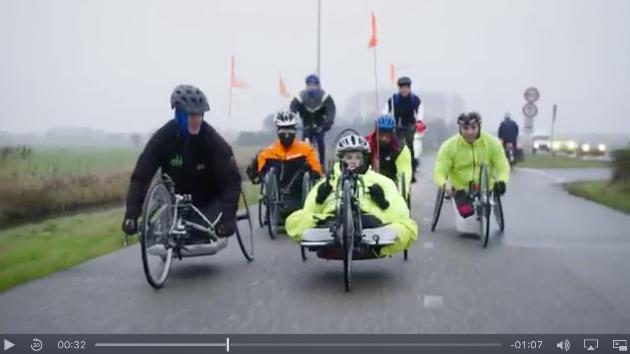 Toppers op de handbike