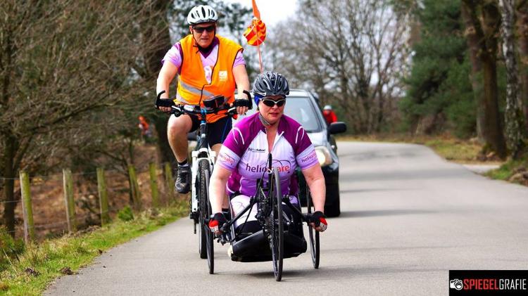 Het monitoren van trainingen voor de HandbikeBattle