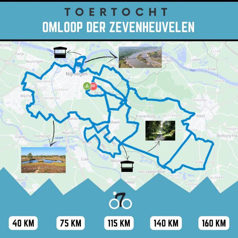 Zevenheuvelenomloop met speciale aandacht voor handbikers